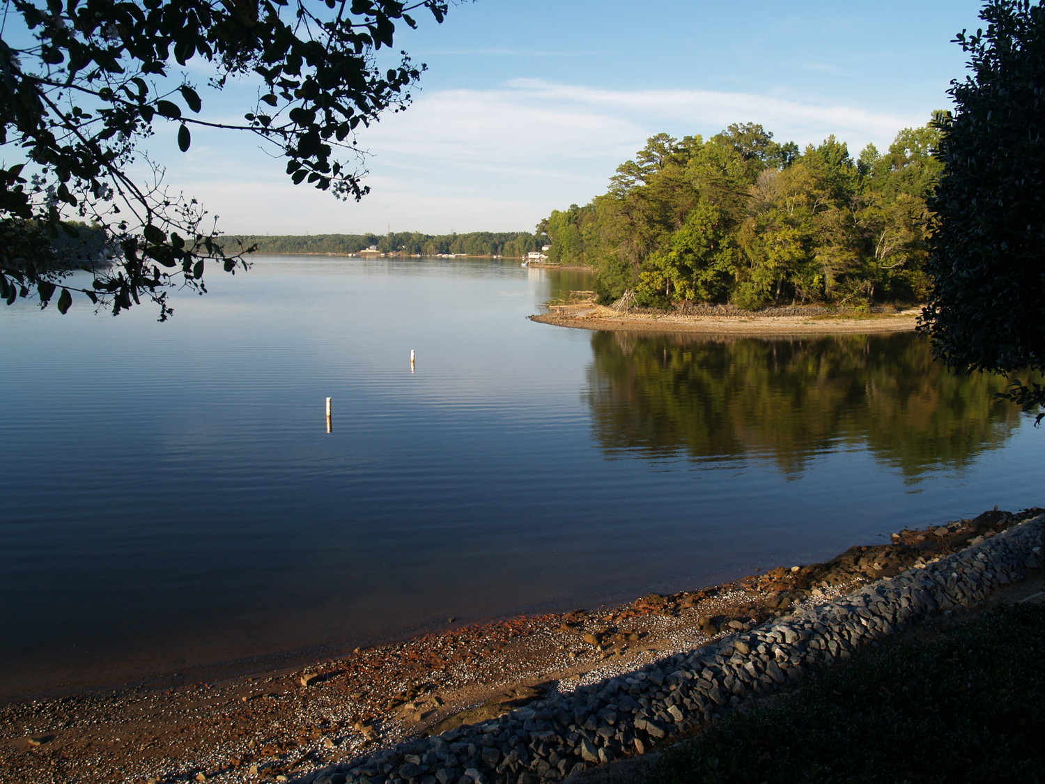 October 2007 - lake water was very very low